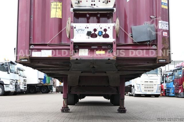 Brandalı açık yarı römork KRONE SD Pritsche Plane XL MegaLiner Edscha Bordwände