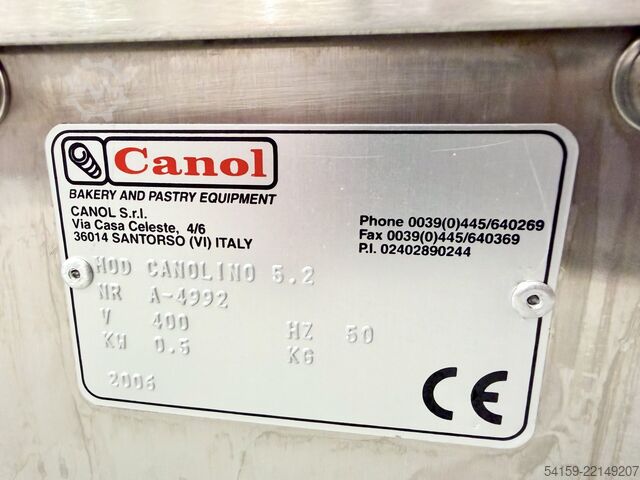Cukrászgépek Canol Canolino 5.2