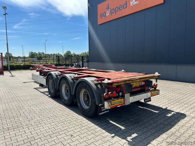 Konténerszállítás Krone 40FT HIGH CUBE / BPW / DRUMBRAKES / NL-CHASSIS ...