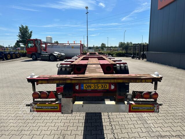 Konténerszállítás Krone 40FT HIGH CUBE / BPW / DRUMBRAKES / NL-CHASSIS ...