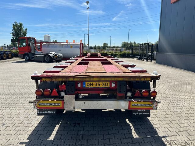 Konténerszállítás Krone 40FT HIGH CUBE / BPW / DRUMBRAKES / NL-CHASSIS ...