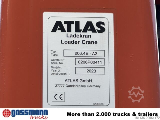 Ανατρεπόμενο φορτηγό Iveco X-Way AD300X46Z 6x4 mit Kran Atlas AK 206.4E-A2,