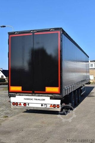 Gordijn NORDIC S340 3 AXLE CURTAINSIDER SLIDING ROOF , NEW TIL...
