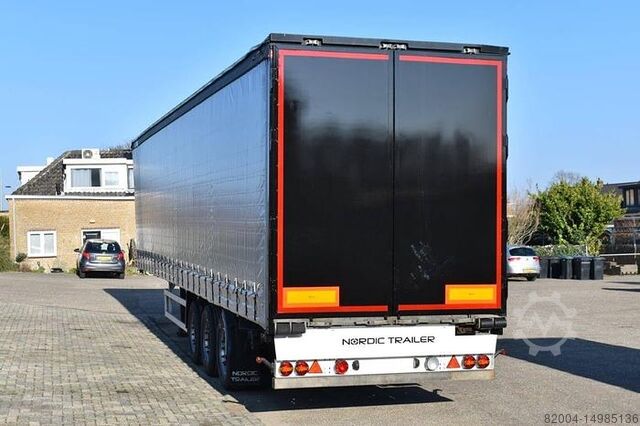 Gordijn NORDIC S340 3 AXLE CURTAINSIDER SLIDING ROOF , NEW TIL...