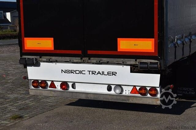 Gordijn NORDIC S340 3 AXLE CURTAINSIDER SLIDING ROOF , NEW TIL...
