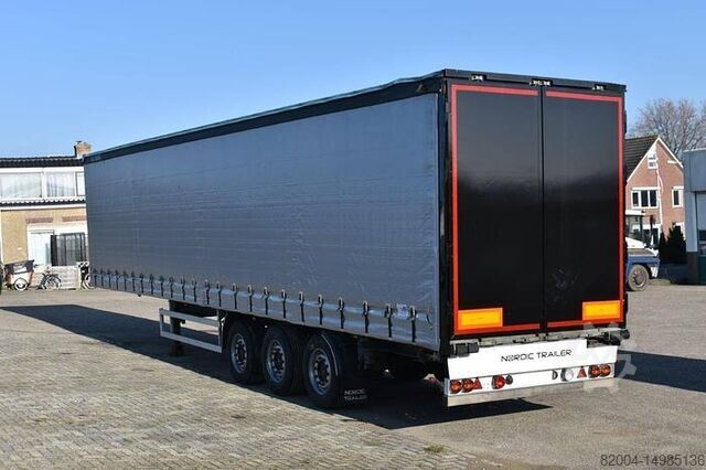 Gardin-sidet NORDIC S340 3 AXLE CURTAINSIDER SLIDING ROOF , NEW TIL...