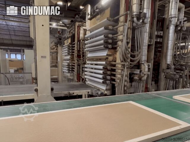 Linia do prasowania skrzydeł drzwiowych WILD WILD Door leaf press line