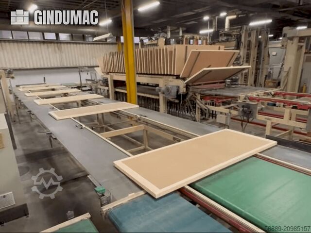 Linia do prasowania skrzydeł drzwiowych WILD WILD Door leaf press line