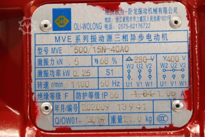 Vibrační motor OLI MVE MVE 500/15N-4OAO