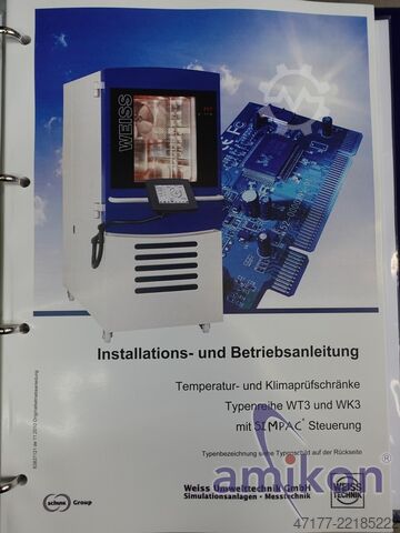 Teplotní skříň, 335 litrů Weiss WT3-340/40 -42°C bis +180°C
