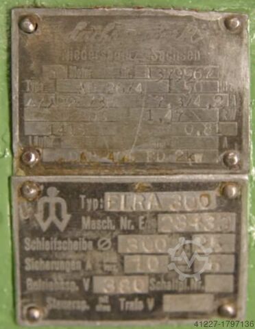 Dubbele maalstandaard 300 mm MW ELRA 300