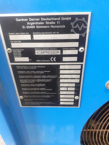 Vidalı kompresör, S013554 CompAir L22RS