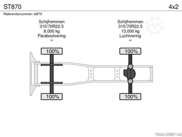 Standaard-SZM DAF XF 480 FT - 4x2 - ST870 - TraXon - ADR AT+FL+EX...