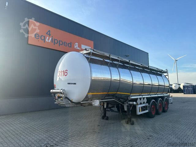 δεξαμενή Indox 37.500L / 1-COMP + 4-BAFFLES / ADR /  L4BH/  IN...