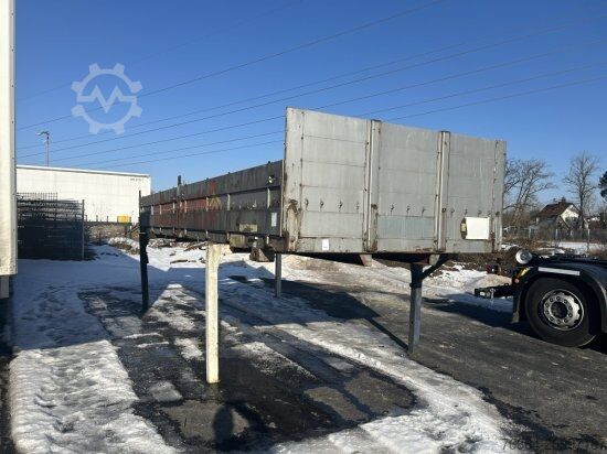Anhänger-Wechselfahrgestell  PLATEAU-WECHSELPRITSCHE, 7,45M BORDWAND
