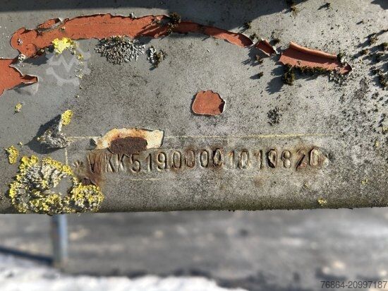 Anhänger-Wechselfahrgestell  PLATEAU-WECHSELPRITSCHE, 7,45M BORDWAND