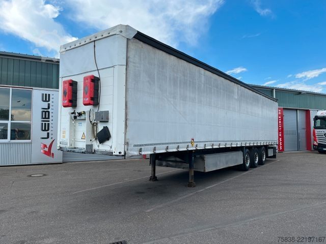 Nyitott ponyvás félpótkocsi SCHMITZ CARGOBULL SCS 24XLight*RSAB*Zertifikat Code XL*Getränke*