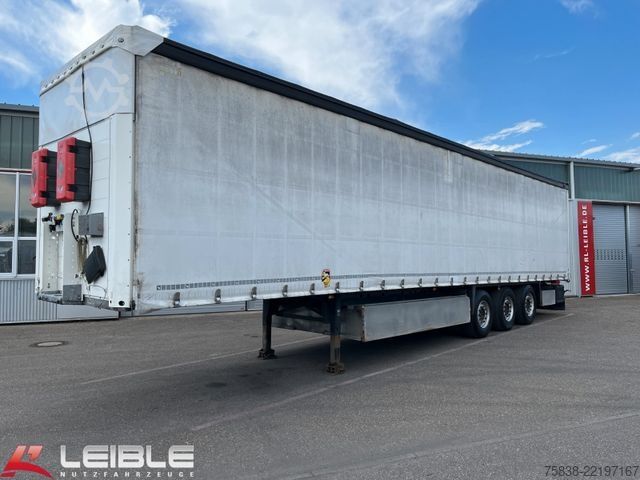 Nyitott ponyvás félpótkocsi SCHMITZ CARGOBULL SCS 24XLight*RSAB*Zertifikat Code XL*Getränke*