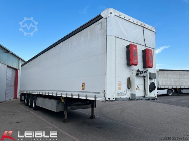 Nyitott ponyvás félpótkocsi SCHMITZ CARGOBULL SCS 24XLight*RSAB*Zertifikat Code XL*Getränke*
