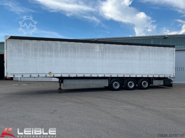 Nyitott ponyvás félpótkocsi SCHMITZ CARGOBULL SCS 24XLight*RSAB*Zertifikat Code XL*Getränke*