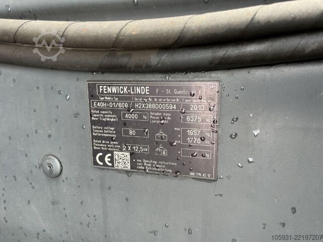 Elektromos négykerekű targonca Linde E40H-01/600
