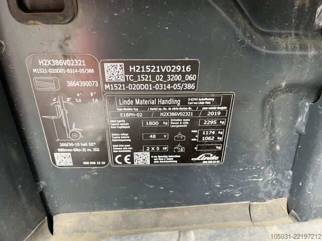 LPG-vorkheftruck Linde E18PH-02