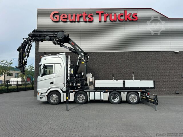 Camión grúa Scania S500 8X2 TREKKER BAKWAGEN +HIAB 858E-8+JIB 150X...