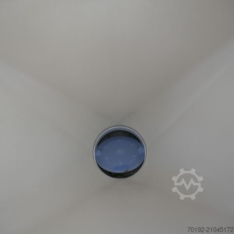 630 liters mobil konisk behållare av V4A med Halar invändig beläggning Stöcklin 9777