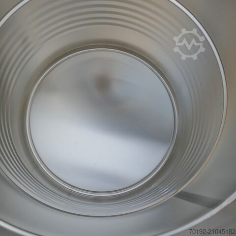 200-liters spännringstunna i V4A med lock och spännringslås  9774