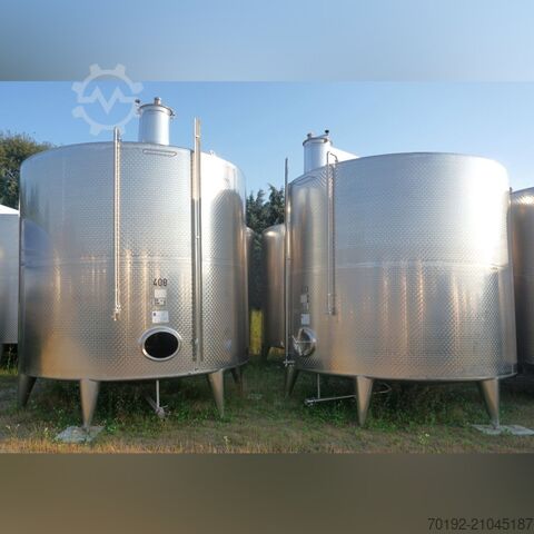 35910 liters ackumulatortank tillverkad av V2A Möschle K0127