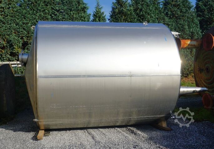 21940 liter värmbar/kylbar tank tillverkad av V4A med propelleromrörare ETA K0126