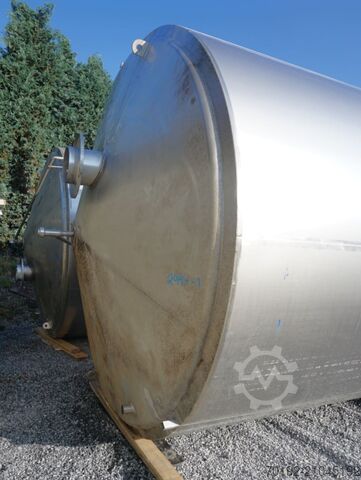 21940 liter värmbar/kylbar tank tillverkad av V4A med propelleromrörare ETA K0126