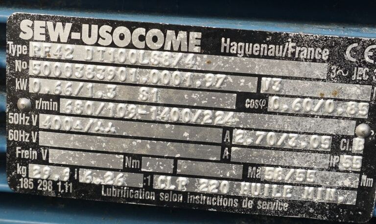 21940 liter värmbar/kylbar tank tillverkad av V4A med propelleromrörare ETA K0126