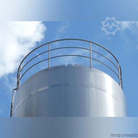 130000 liter isolerad lagringstank tillverkad av V2A med propelleromrörare Ritter (HBB Hildesheimer Behälterbau) K0124