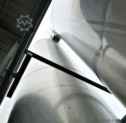 100000 liters isolerad lagringstank tillverkad av V2A med propelleromrörare ABAB Allgemeine Behälter- u. Apparate Bau K0123