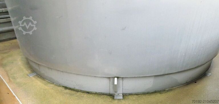100000 liters isolerad lagringstank tillverkad av V2A med propelleromrörare ABAB Allgemeine Behälter- u. Apparate Bau K0123