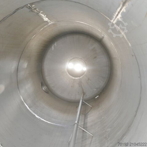 19 000 liters lagringstank i V4A med sidomonterad omrörarefläns Metkon AG K0114