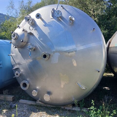 44480 liters lagringstank med dubbla kammare tillverkad av V4A (2x 22240 liter) Hinke 9763