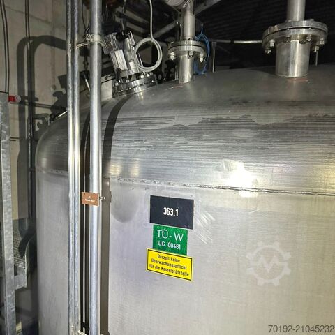 54570 liters ackumulatortank tillverkad av V4A Hinke 9758