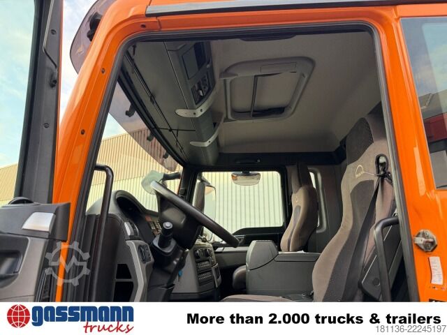 Camião porta-contentores de gancho MAN TGS 26.400 6x2-4 BL, Kran, Motorabtrieb,