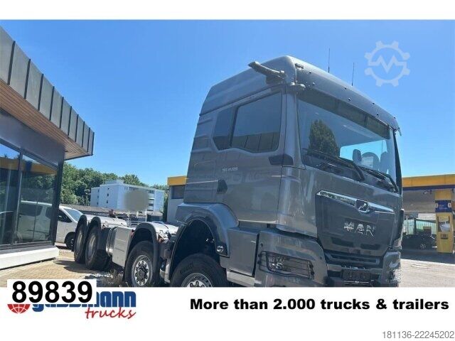 Chassi de caminhão MAN TGS 41.520 8x8 BB CH, Hohe Bauart, 6-Sitzer,
