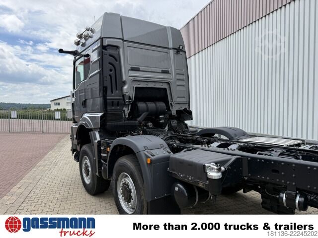 Chassi de caminhão MAN TGS 41.520 8x8 BB CH, Hohe Bauart, 6-Sitzer,