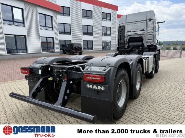 Chassi de caminhão MAN TGS 41.520 8x8 BB CH, Hohe Bauart, 6-Sitzer,