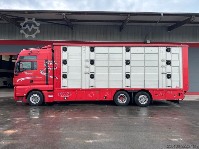 Veewagen MAN TGX 26.440 3.Stock FINKL /Hubdach/Tränke/Waage