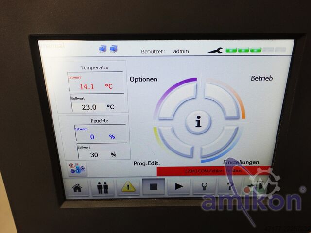 Nemli iklim test odası Weiss -72°C bis +180°C WK3-340/70