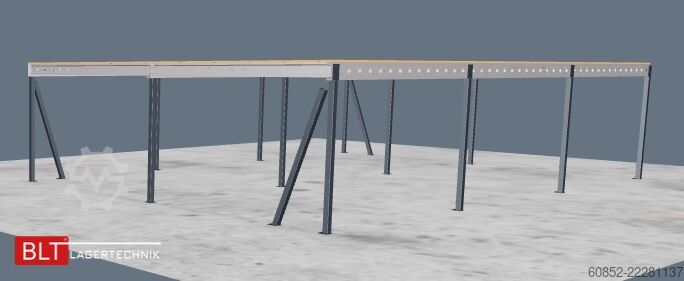 Opslagplatform 10x15m Lagerbühne , Belastung : 500kg/qm Unterkante: 3,0m , ca. 150qm Systembühne
