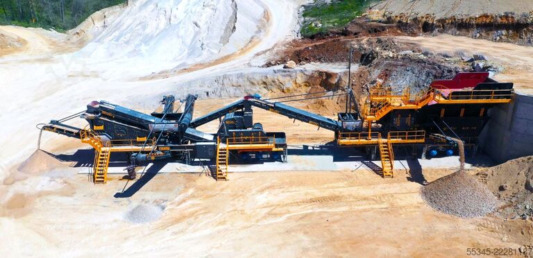 Brechanlage/Mobile Brechanlage FABO Mobile Crushing Plant Mobile Jaw Crusher MCK-110