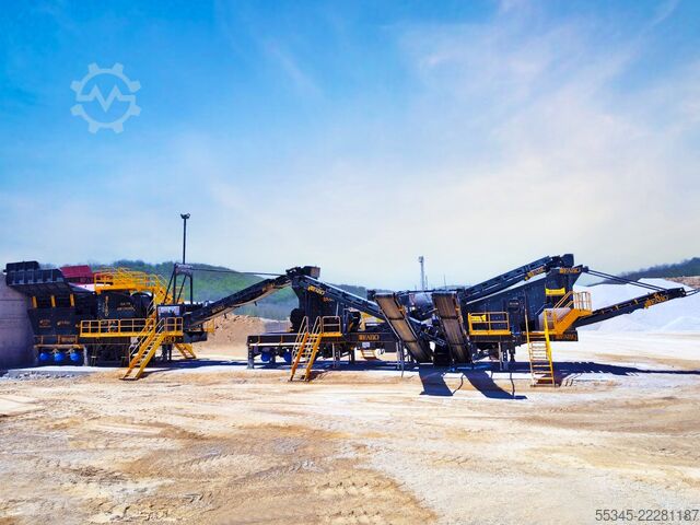 Brechanlage/Mobile Brechanlage FABO Mobile Crushing Plant Mobile Jaw Crusher MCK-110