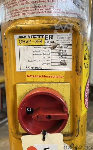 Kraanarm kolomzwenkkraan tot 400 kg Vetter PS5-3,0
