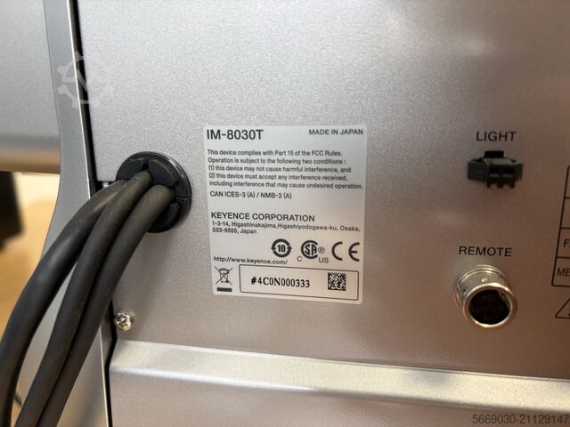 Sistema de medição Keyence IM-8030T
